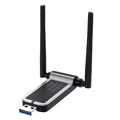 1200Mbps Long Range Dual Band 2.4GHz 5GHz Wireless USB 3.0 WiFi Adapter Antennas • $16.49