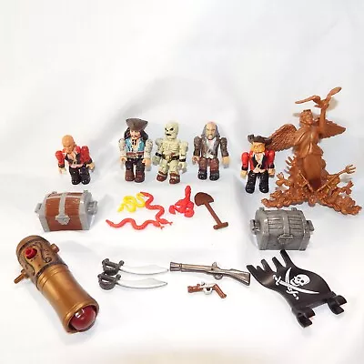 Mega Bloks Pirates Of The Caribbean Figures Lot Jack Sparrow & Crew Accessories • $40