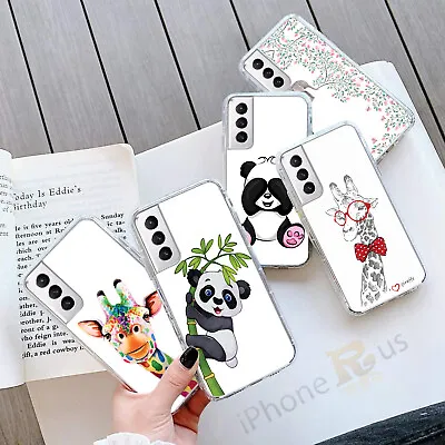 For Samsung Models S23 S22 S20 FE A21s Giraffe Panda GEL Phone Case Cover 091W • £5.99