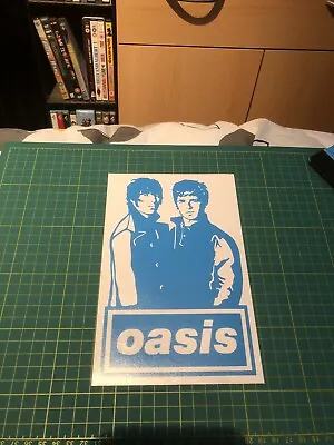 Oasis Liam And Noel Sticker/decal GarageToolboxMancave  • £4.99