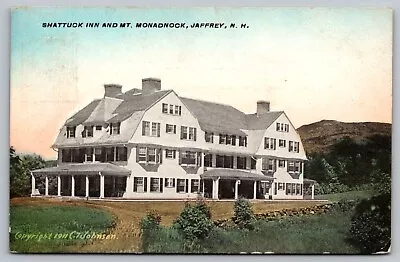 Postcard: Shattuck Inn & Mt. Monadnock Jaffrey NH Divided Back Posted 1911 • $6.71