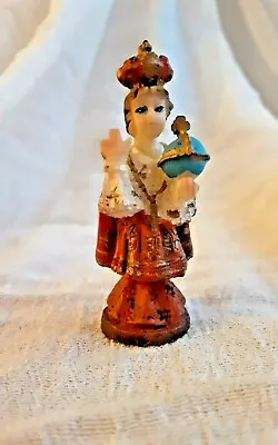 Infant Of Prague Miniature 2  Vtg Figurine Christianity Religious Catholic Jesus • $15