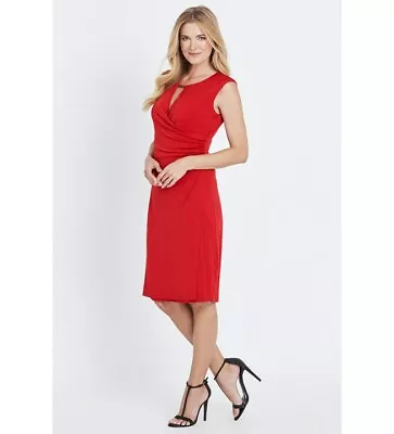 Queenspark Red Dressus6- Aus 8 -rrp $179.stunning Must See Nwt  • $40