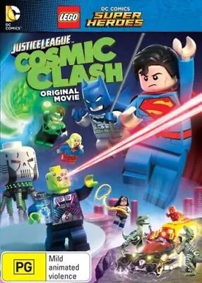 LEGO - Justice League - Cosmic Clash DVD (Region 4 2016) Free Post • $9.95