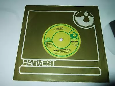 Edgar Broughton Band : Gone Blue 7  1972 Harvest Har 5049 Uk • £1.71