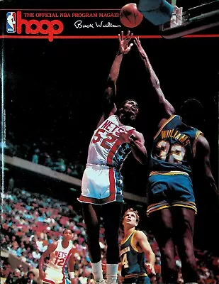 Hoop NBA Program Magazine New Jersey Nets V Philadelphia 76ers Buck Williams • $14.21