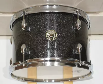 ADD This GRETSCH 12  CATALINA MAPLE TOM In BLACK STARDUST To YOUR DRUM SET! I839 • $265.47