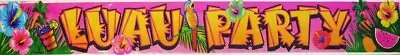 £3.89 • Buy Luau Party Foil Banner - Party Decorations