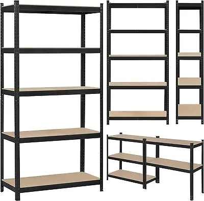 Heavy Duty 5 Tiers Storage Shelf Home Garage Shelving Unit Shelves Rack • $33.98