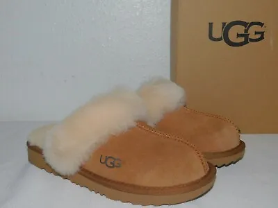 New Toddler Girls Size 11 Chestnut Ugg Cozy Ii Suede Slip-on Slippers 1019065k • $50.96