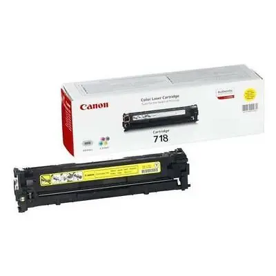 Genuine Canon 718 Yellow Toner Cartridge MF8330C/8550C A- VAT Inc • £76