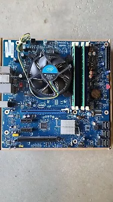 Intel DP55WB Motherboard With Intel CPU 4GB RAM I/O Shield • $37