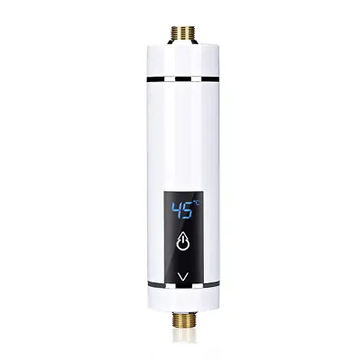 Instant Electric Water Heater 3500W Intelligent Mini Instantaneous Heater With • £14.59