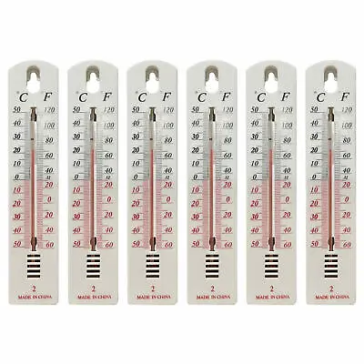 $10.78 • Buy Room Thermometer Indoor Wall Mounted Thermometer Temperature Gauge Meter