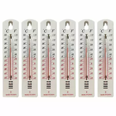 $10.78 • Buy Room Thermometer Indoor Wall Mounted Thermometer Temperature Gauge Meter