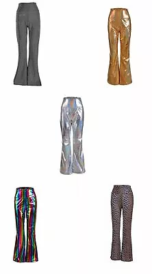 £13.95 • Buy Ladies Men's 70s  Flares  Fancy Dress Festival Flares