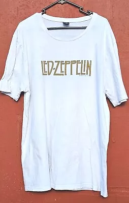 Led Zeppelin T Shirt White Size 3XL 4 Symbols On The Back • $16.98