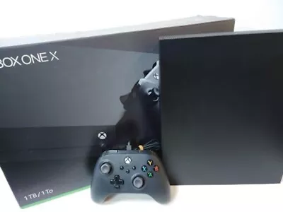 Mircosoft Xbox One X 1TB Black BOT018100170295 Sk.hh • £119.99