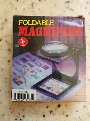 SE Magnifier Vintage Folding Magnifying Glass In Box MA 1030 • $8.50