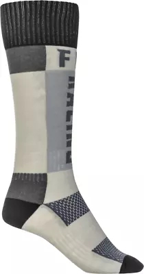 Fly Racing Youth Mx Socks Thick - Grey/black • $14.95