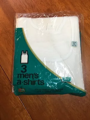 Kmart Vintage 1970’s 3-Pack White Wife  Beaters Shirts  New Vintage • $24