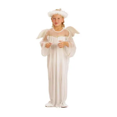 £12.99 • Buy Kids Childs Angel Fancy Dress Costume With Wings & Halo Christmas Nativity Girls
