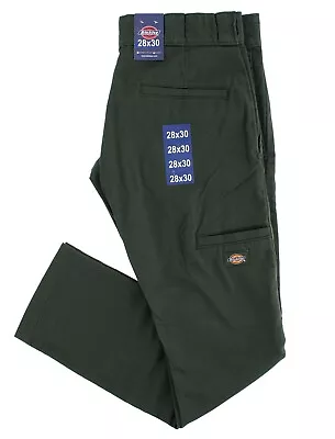 Dickies Men's Pants Skinny Straight Tech Pocket Reinforced Knee Work Pant • $19.99