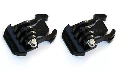 $12.95 • Buy 2pc GoPro Quick Release Buckle Base Tripod Mount Go Pro Hero 4 3+ 3 Accessory