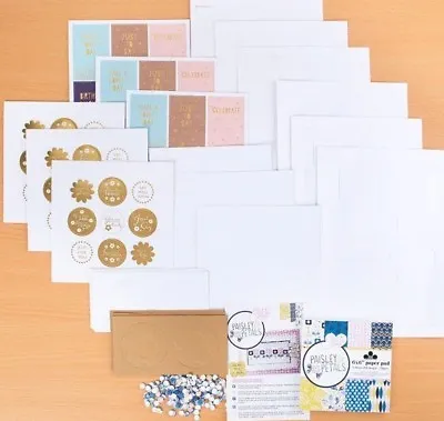 Make Your Own Craftwork Card Kit Paisley + Petals Cardmaking Min 48 Cards • £8.99