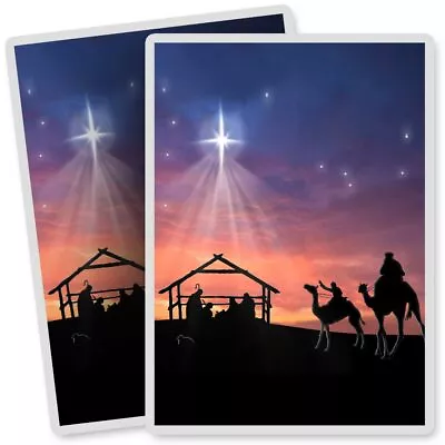 2 X Vinyl Stickers 7x10cm - Christmas Nativity Scene Jesus Shepherds  #44601 • £3.99