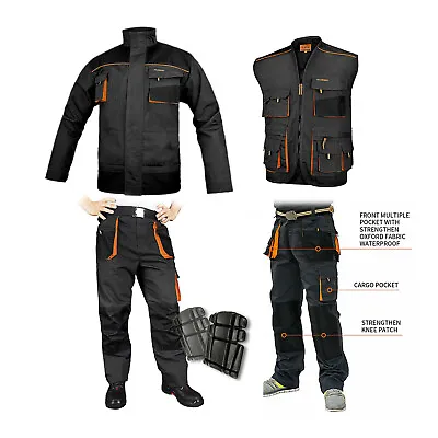 Classic Work Clothes -Trousers / Jacket / Vest- Heavy Duty Triple Seams - Combat • £20.95