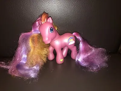 My Little Pony G3 Super Long Hair Rainbow Flash Hasbro MLP Pink • $15