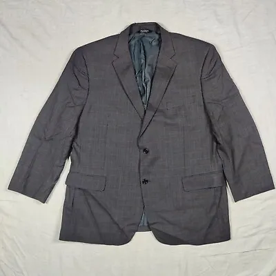 NEW Jos A Bank Executive Traditional Sport Coat Suit Jacket 46 R Gray JACKETonly • $35.99
