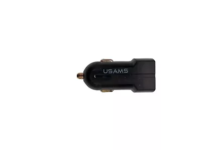 USAMS Car Charger Dual USB Ports 5V 3.1AMP Universal Car Lighter Charger Adaptor • £3.95