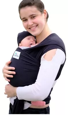 Baby Wrap Sling Organic Stretchy Premium Carrier | UK/EU Safety Tested | Made In • £19.99