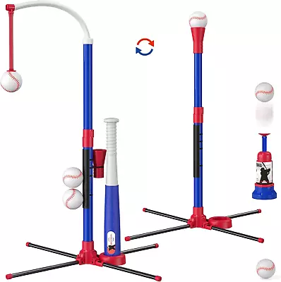 3 In 1 T Ball Set For Kids 3-5 Kids Baseball With Hanging Tee/Standing Tee/Auto • $39.30