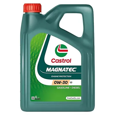 £41.95 • Buy Castrol MAGNATEC 0W-30 0W30 C2 Fully Synthetic Engine Oil 4 Litre 4L