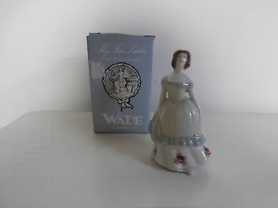 Wade 'my Fair Ladies' Miniature Lady Figurine - 'kate' In A Roses Dress - Boxed • £4.99