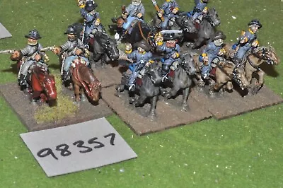 25mm ACW / Confederate - Cavalry 10 Figs - Cav (98357) • £65