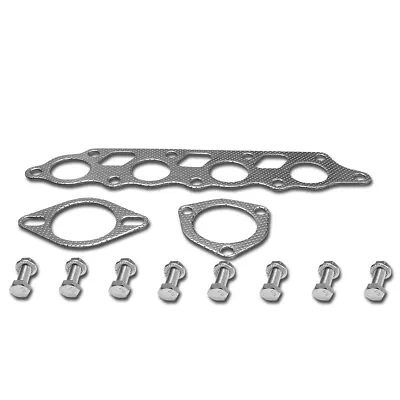 Fit 00-04 Ford Focus Zetec ZX3/ZX5 Exhaust Manifold Header Gasket Set W/Bolts • $18.99