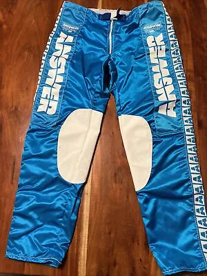 Vintage Answer Apparel USA Motocross Pants - Made In USA • $125