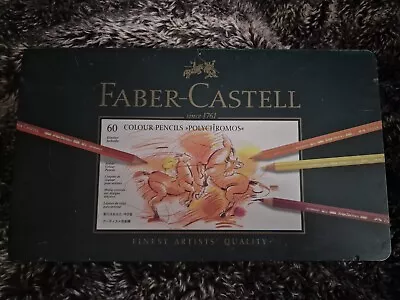 Faber Castell Polychromos Assorted 60 Colour Oil Waterproof Colouring Pencil Tin • £96.88