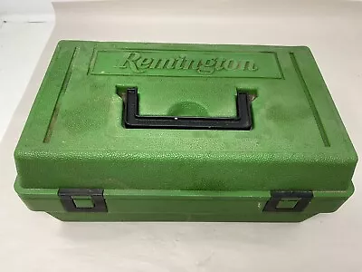 Remington Fishing Tackle (Tool) Box Green Rare Vintage • $22