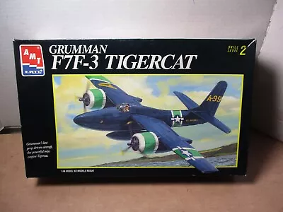 1/48 Amt / Ertl Grumman F7f-3 Tigercat #8843 Airplane Model Kit • $19.99