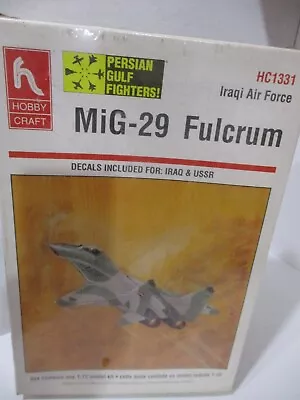 HOBBYCRAFT - MiG 29 FULCRUM - IRAQI AIR FORCE - 1:72 MODEL KIT SEALED • $9.99