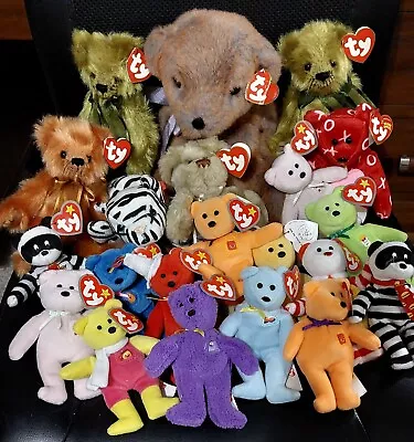  Lot Of 21 Ty Beanie Babies All Have Tags Attached  • $21