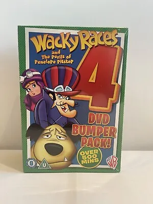 Wacky Races And Penelope Pitstop - 4 DVD Bumper Pack. (Brand New Sealed) • £19.99