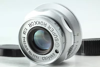 【NEAR MINT】 Chiyoko Minolta Super Rokkor 45mm F2.8 LTM L39 Leica Lens From JAPAN • $229.99