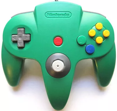 Official Nintendo 64 N64 Controller - Green - For N64 Gaming Consoles • $22.49