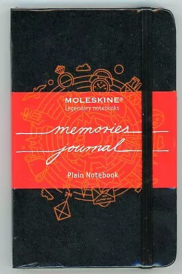 MOLESKINE  MEMOERIES JOURNAL  SMALL NOTEBOOK (192 PLAIN PAGES) NEW In PACKAGE!! • $9.99